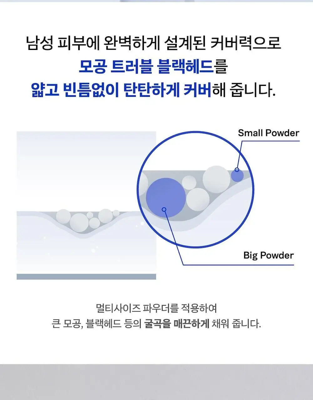 [남성파데1위] 블루 파운데이션 35ml 상세페이지 7
